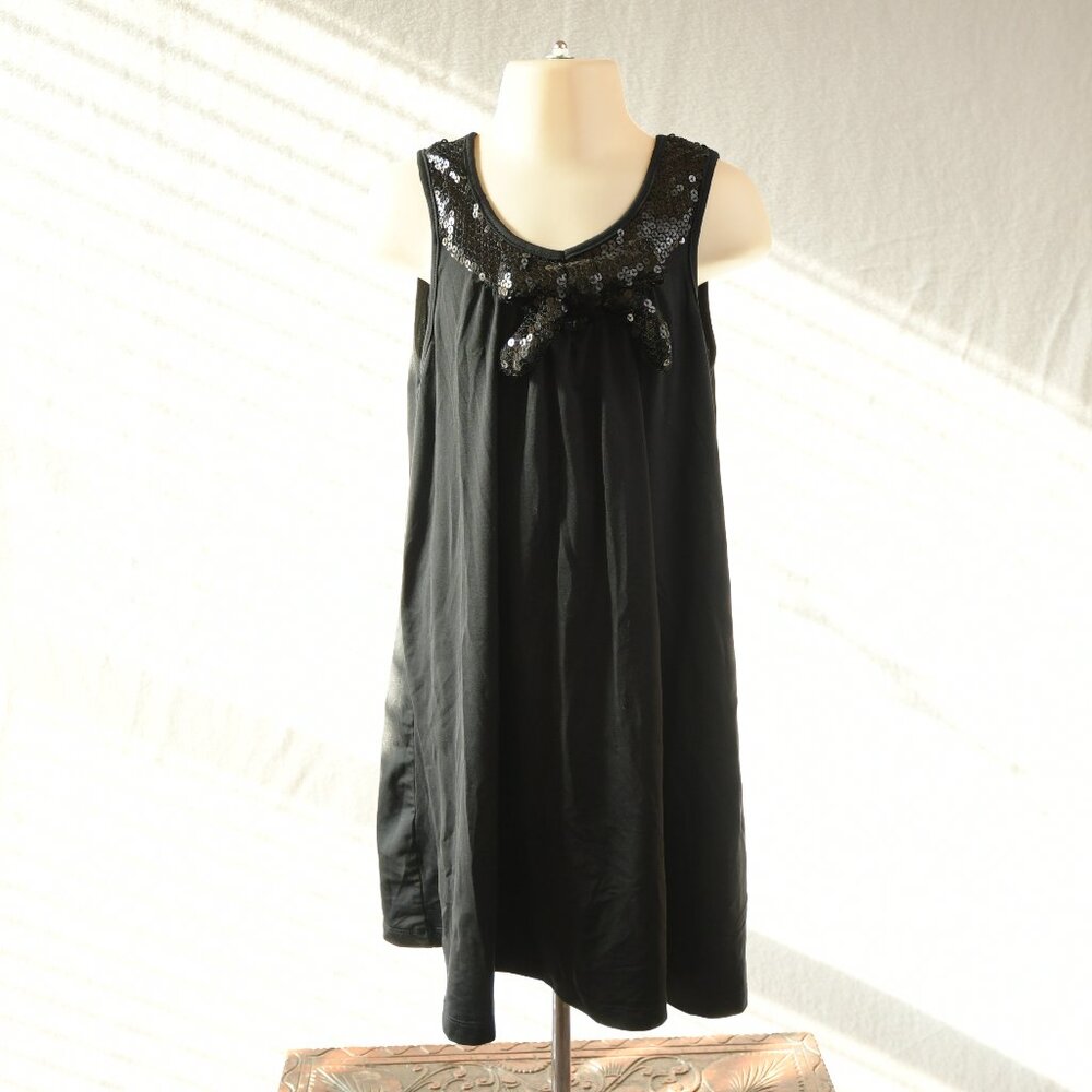Palace Girls Black and Sequins Dress Size 6